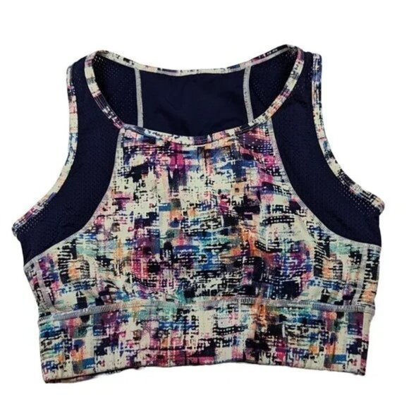 Mono B Wildcard‎ Leggings Sports Bra Plaid 2 Piece Set Athleisure Med Large - Picture 5 of 9